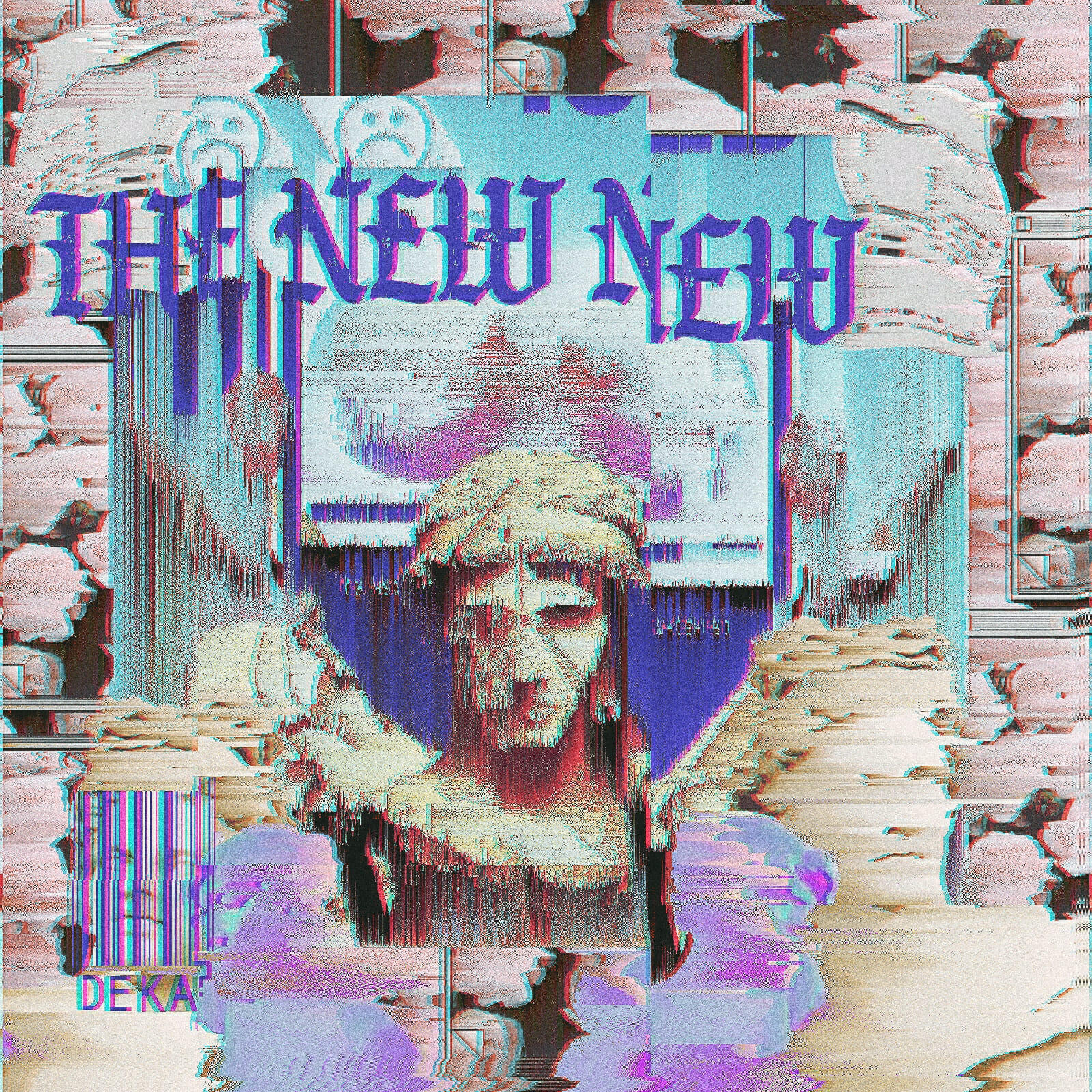 Vapour Glitch Cyan